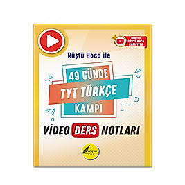 49 Günde TYT Türkçe Video Ders Notları Rüştü hoca